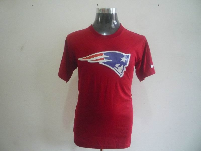 new england patriots sideline legend authentic logo dri-fit t-shirt red