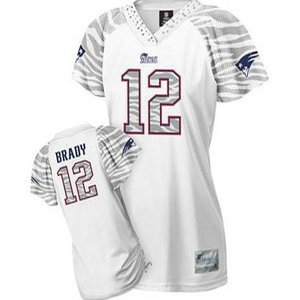 new england patriots tom brady womennull white jersey