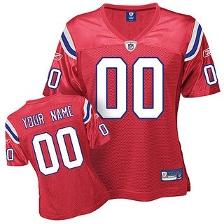 new england patriots women customized red jersey