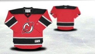 new jersey devils youth red jersey (blank or customized)