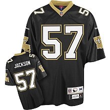 new orleans saints #57 rickey jackson premier throwback jersey