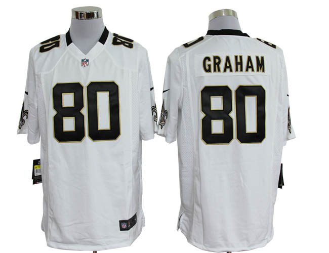 new orleans saints #80 jimmy graham white nfl game jerseys