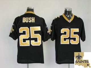 new orleans saints 25 reggie bush black team patch