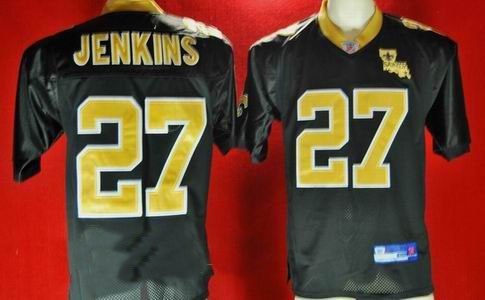 new orleans saints 27 jenkins black color jerseys