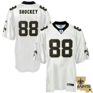 new orleans saints 88 jeremy shockey white team patch