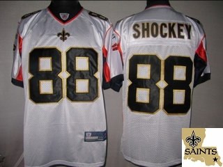 new orleans saints 88 jeremy shorkey white team patch
