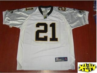 new orleans saints mike bell white color golden
