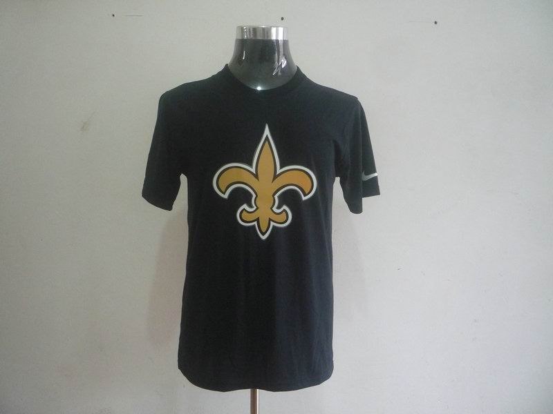new orleans saints sideline legend authentic logo t-shirt black