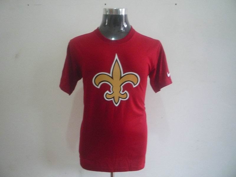 new orleans saints sideline legend authentic logo t-shirt red