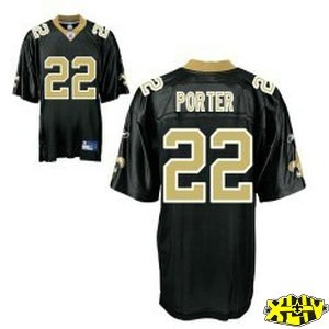 new orleans saints tracy porter 22 black golden