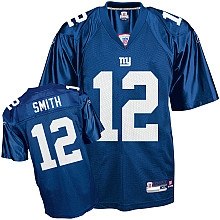 new york giants #12 smith blue jersey