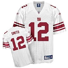 new york giants #12 smith white jersey