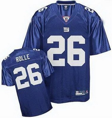 new york giants #26 antrel rolle blue
