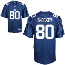 new york giants #80 jeremy shockey blue jersey