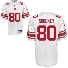 new york giants #80 jeremy shockey white jersey