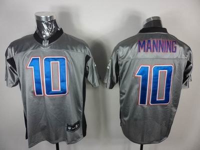 new york giants 10 eli manning gray shadow jerseys