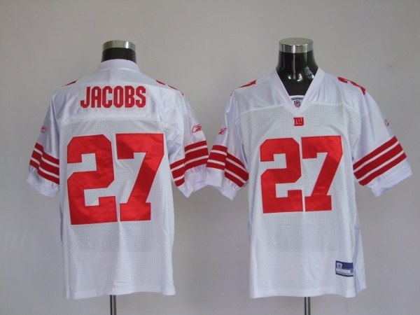 new york giants 27 bradon jacobs white