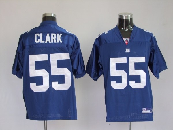 new york giants 55 clark blue