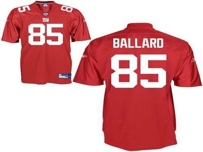 new york giants 85 jake ballard red jersey