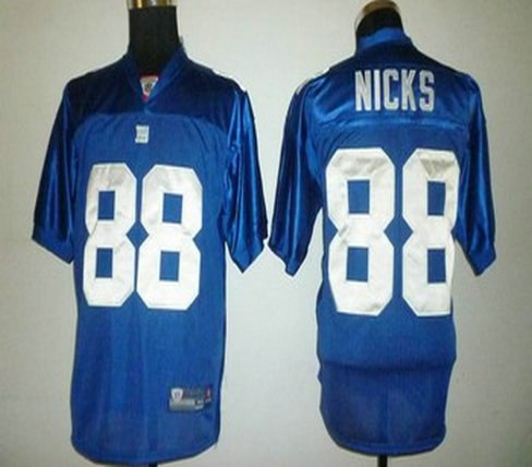 new york giants 88 hakeem nicks blue jerseys