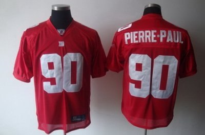 new york giants 90# pierre-paul red jerseys