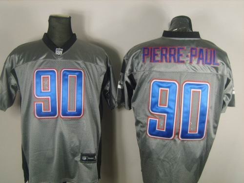 new york giants 90 jason pierre-paul royal gray shadow jerseys