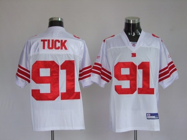 new york giants 91 justin tuck white