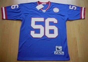 new york giants lawrence taylor 56 throwback blue jersey