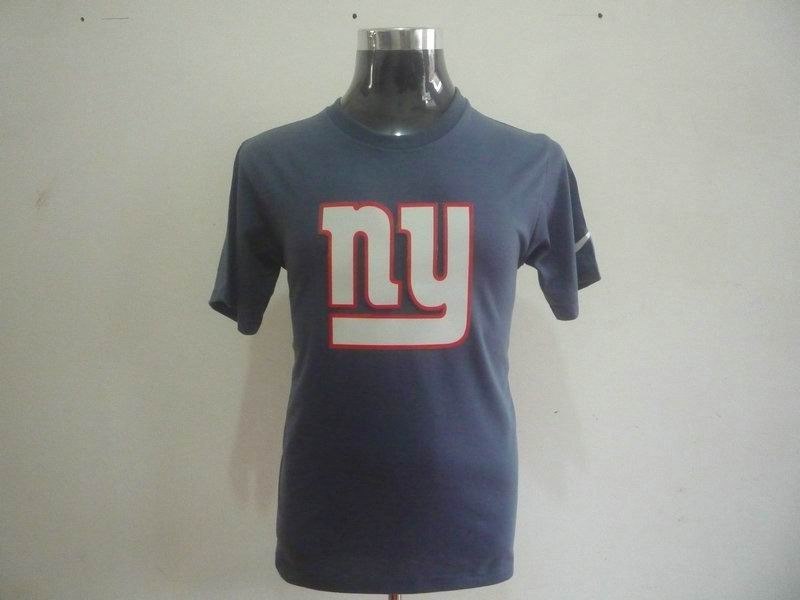 new york giants sideline legend authentic logo t-shirt grey