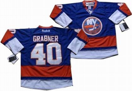new york islanders 40 michael grabner blue home jersey