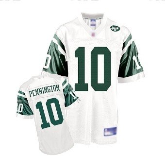 new york jets #10 chad pennington white