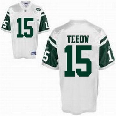 new york jets #15 tim tebow white nfl jersey
