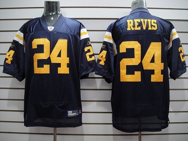 new york jets #24 revis blue jerseys