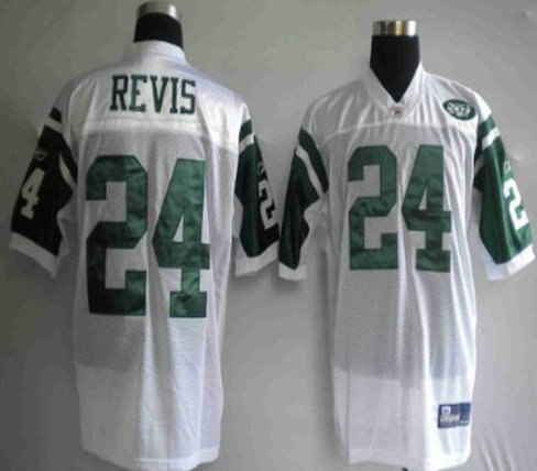 new york jets #24 revis youth white jersey