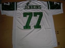 new york jets #77 jenkins white jerseys