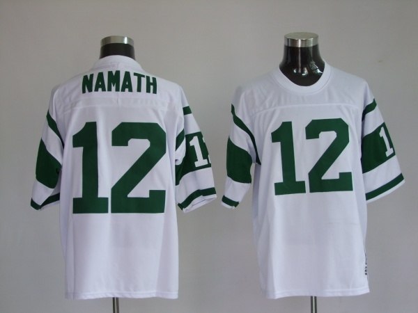 new york jets 12 joe namath white