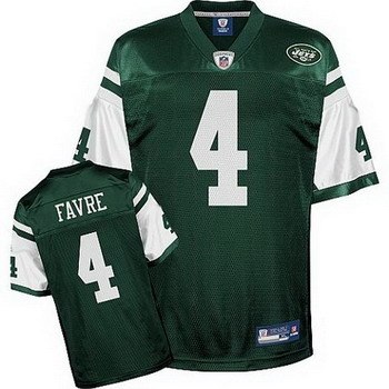 new york jets 4 favre green youth jersey