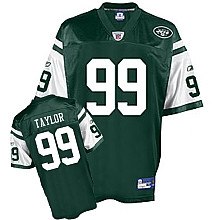 new york jets 99# jason taylor green jerseys