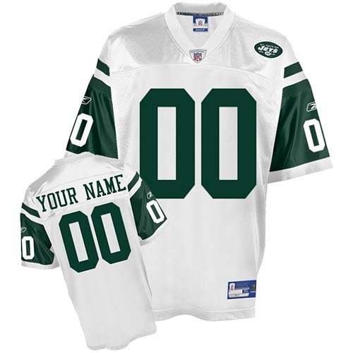 new york jets customized replica white jersey