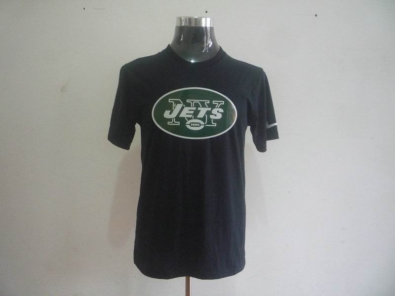 new york jets sideline legend authentic logo dri-fit t-shirt black
