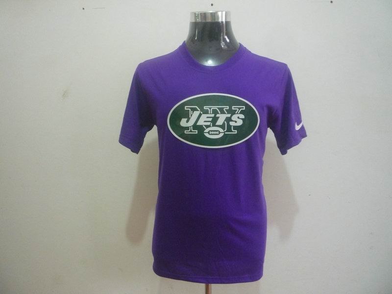 new york jets sideline legend authentic logo dri-fit t-shirt purple