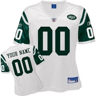 new york jets women customized white jersey