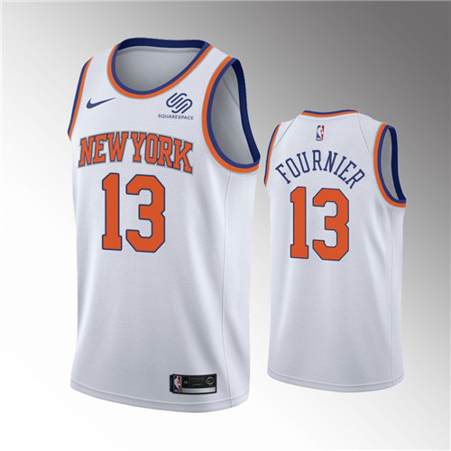 New York Knicks Evan Fournier Association Edition White stitched Jersey #13
