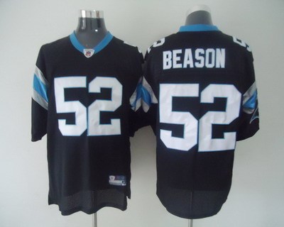 nfl carolina panthers #52 beason black