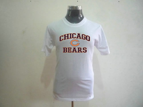 nfl chicago bears big & tall heart & soul t-shirt white