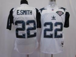 nfl dallas cowboys #22 e.smith white jerseys
