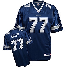 nfl dallas cowboys 77# tyron smith blue jerseys