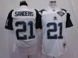 nfl dallas cowboys white sanders jerseys #21