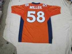 nfl denver broncos #58 miller orange jerseys