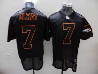 nfl denver broncos #7 john elway throwback black
